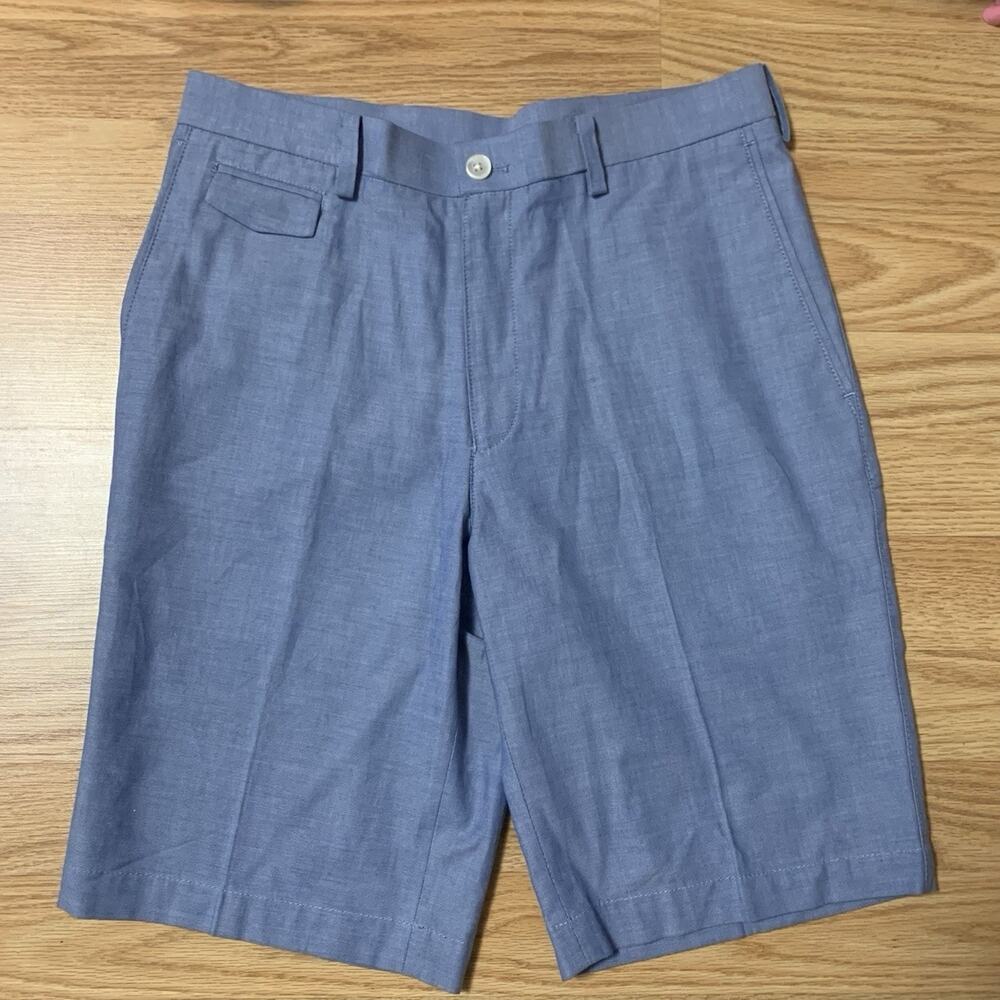 Ralph Lauren Boys Size 16 Blue 9” Inseam Chino Shorts Preppy Classic